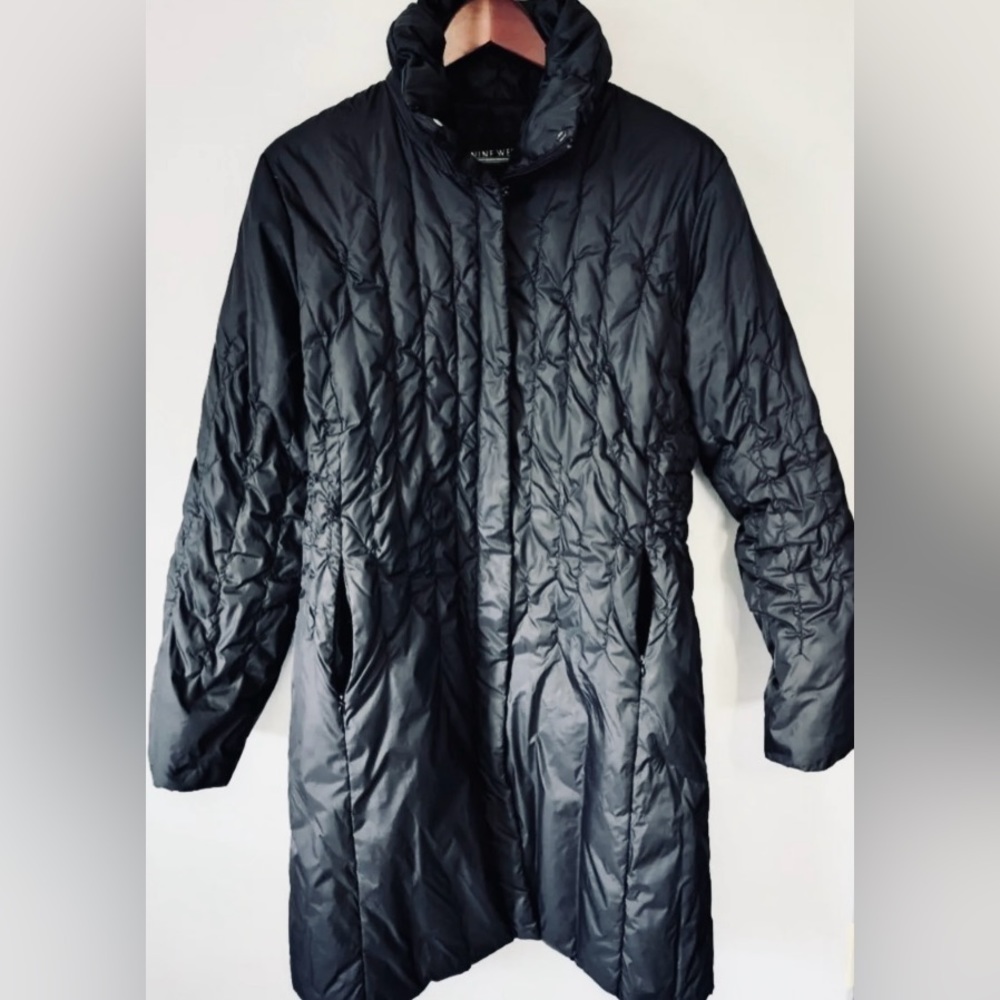Nine West long puffer trench coat